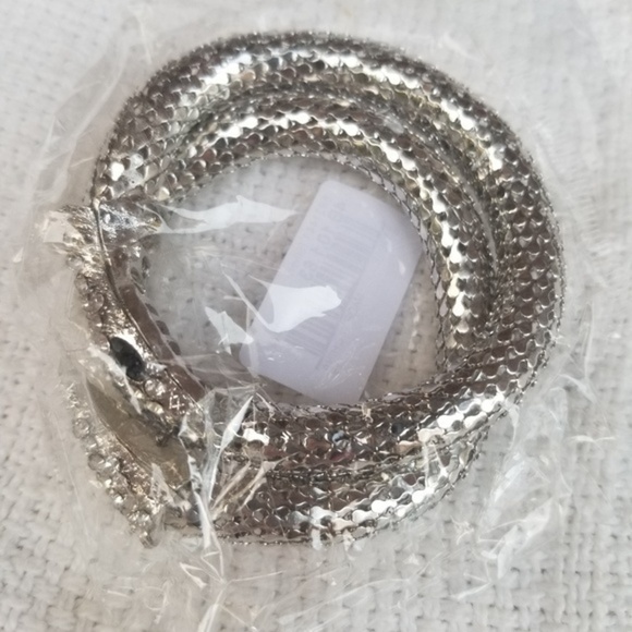 Silver serpent bracelet NEW - Picture 7 of 8